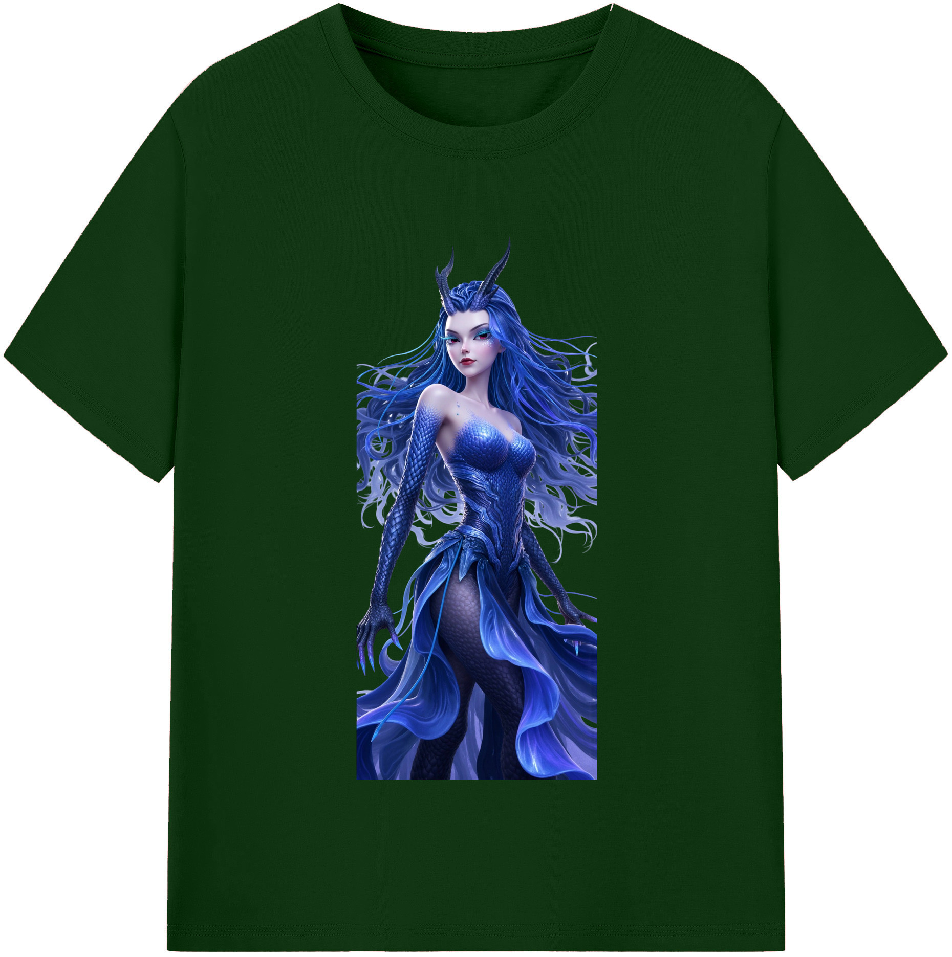 （画像用） Ne Zha 2 ナタ 魔童の大暴れ 綿100％半袖Tシャツ（フロントプリント）
